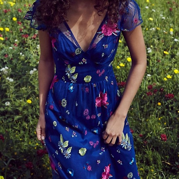 Anthropologie Dresses & Skirts - NWT Embroidered Topaz Dress Plenty By Tracy Reese